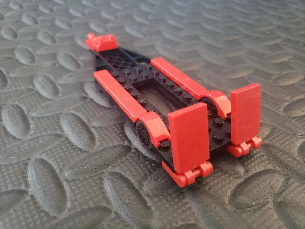 LEGO City Custom Black with Red Trailer for Hot Rod and Truck