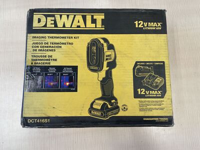 DEWALT DCT416S1 12-Volt Max Imaging Thermometer Kit NEW OPEN BOX