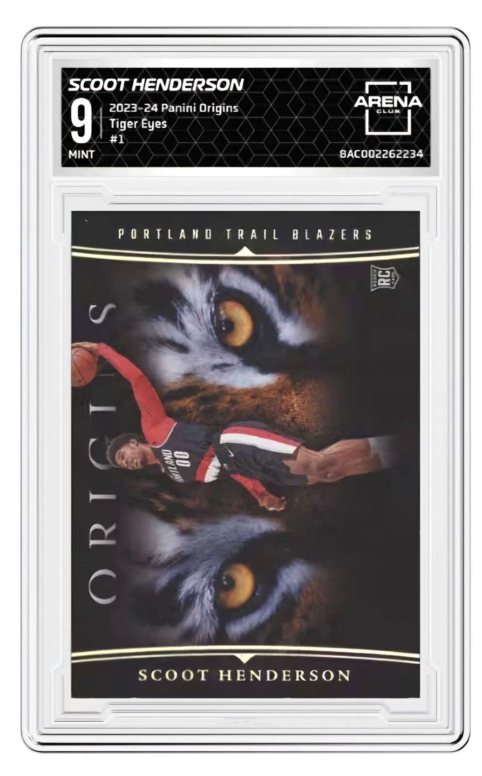 2023-24 Origins Tiger Eyes #1 Scoot Henderson Rookie RC SP SSP