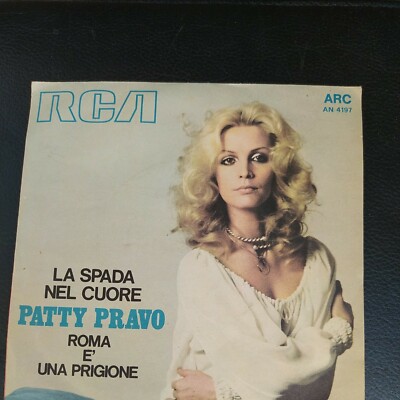 Patty Pravo   45 Runden Das Schwert im Herzen / Rom ist ein Gefängnis (251)