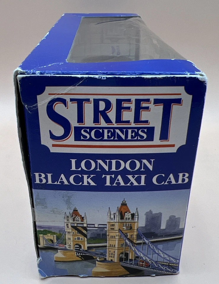 Street Scenes -London Black Taxi Cab Austin FX4 - Model Car - Box Damage - Image 4 of 4