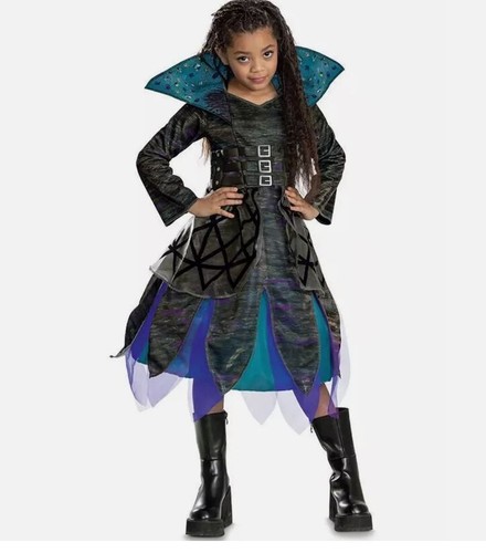 Uliana Disguise Girls Descendants Disney Costume Rise of Red Costume Dress NIP - 第 1/3 張圖片
