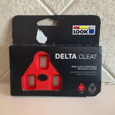 NIP LOOK DELTA Cleats 9 Degree Float Red Road Replacement Pair (2)