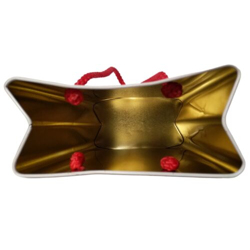 Cookie Tin Gift Storage Farine Lactee Nestle Good Start Supreme W/ Cord Handles - Picture 6 of 12