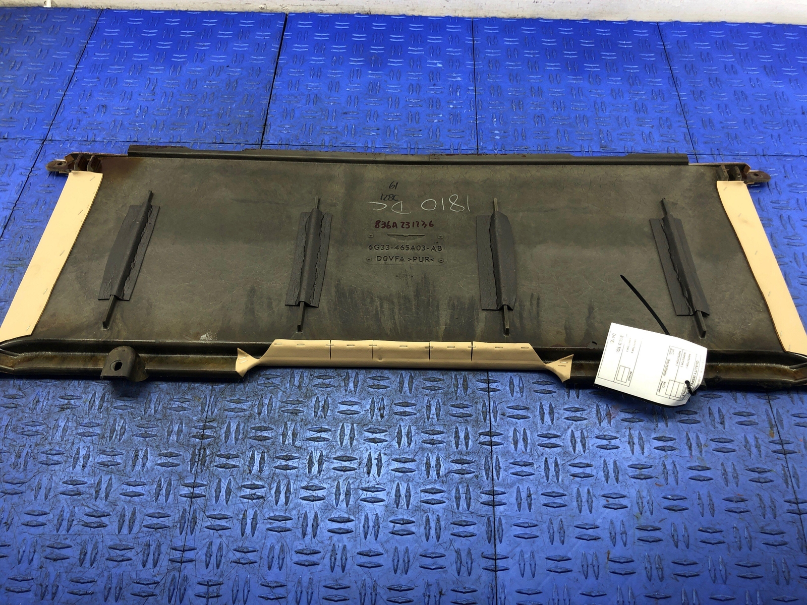 2006-2018 ASTON MARTIN VANTAGE REAR CABIN CENTER TRIM PANEL BEIGE 6G33-465A03-AB