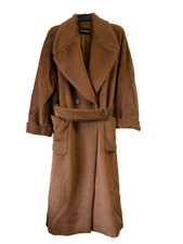Emporio Armani Long Wool Belted Coat Size 42 Ref A23*