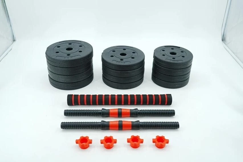 Ajustable-Conjuntos de Mancuernas, 20/30/40Lbs Pesas Libres-Mancuernas/Juego de Mancuernas Hogar Foto 2 de 4