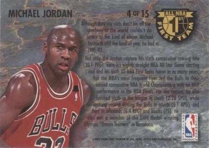 1992-93 Fleer Ultra - Michael Jordan #4 for sale | eBay