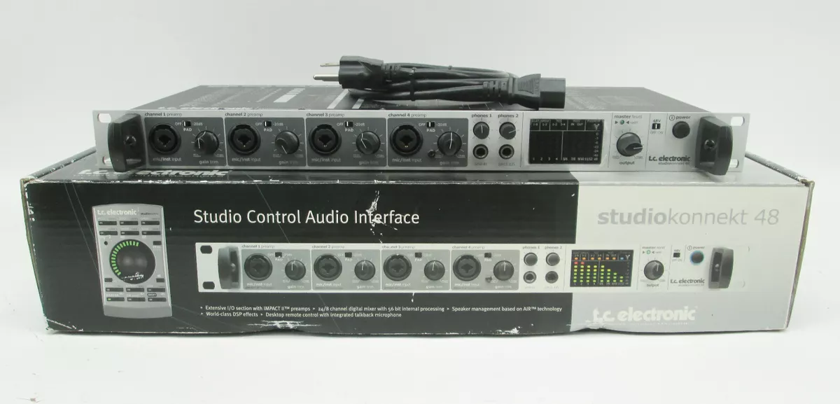 TC Electronic Studiokonnekt 48 Firewire Audio Interface Needs Repair