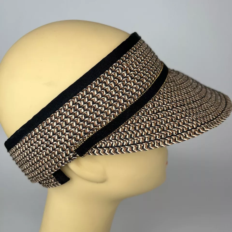 Wallaroo Hat Company Mujer’s Parasol Blanco Talla Única Blanca-Negro Ajustable0 Foto 4 de 4