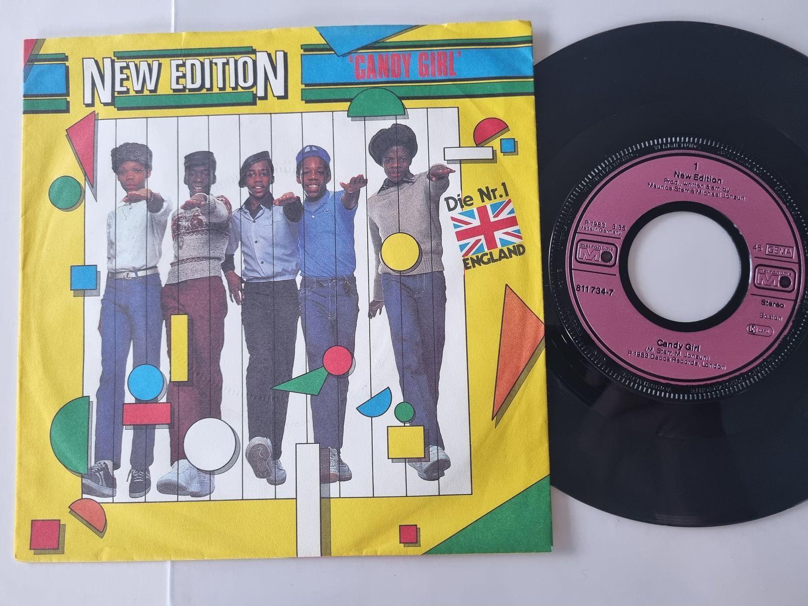 7"" Single New Edition - Candy girl Vinyl Germany