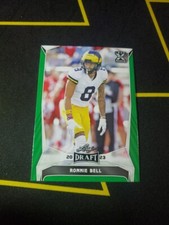2023 Leaf Draft Green 67 Ronnie Bell RC Michigan 