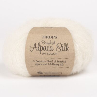 Aran-Weight Strick- und Häkelgarn aus Alpaka und Seide