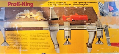 ZYLISS Profi-King Vise Clamping System for Planing, Sawing, Drilling 