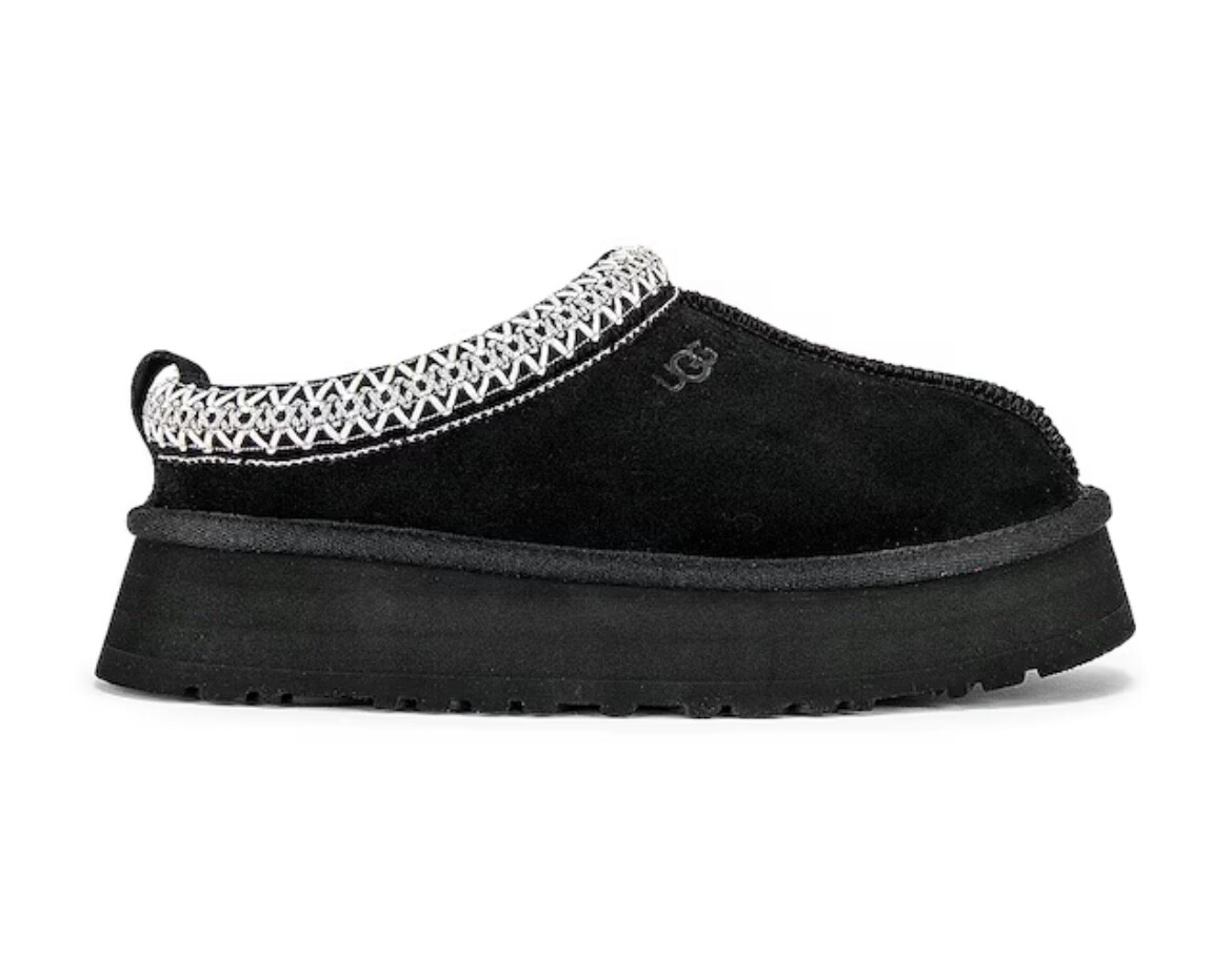 ugg tasman slippers black platform ( women's) (US size 9) | eBay
