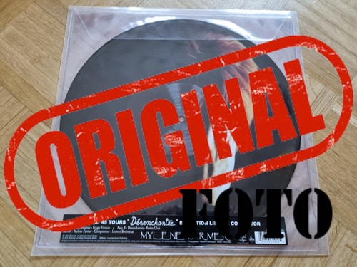 12" LP Disco Vinyl Mylene Farmer - Desenchantee PICTURE DISC - Picture 5 of 5