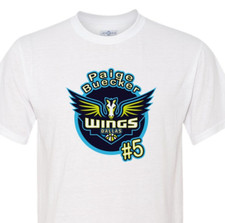 Paige Buecker #5 - Wings - Team Buecker - Dallas - WNBA - Short Sleeve T-Shirt