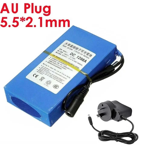 12V DC Rechargeable Lithium-ion Battery Portable Pack + AU Plug Charger 20000mAh - Picture 17 of 31