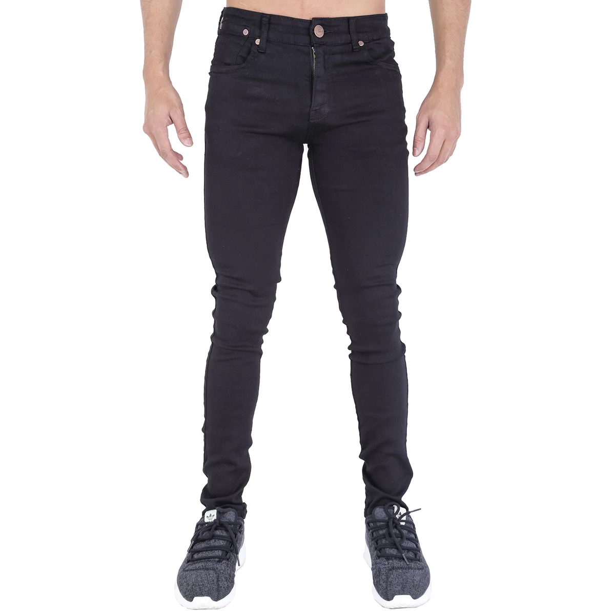 LV Spray Denim Pants - Men - Ready-to-Wear