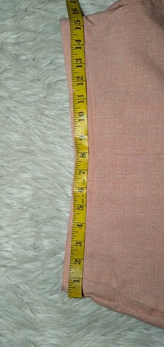 ALFRED DUNNER Pull On Orange Pants Womens Sz 8 POLYESTER Elastic Waist Pockets - Picture 9 of 9