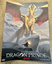 Official The Dragon Prince Sol Regem Dragon SDCC 2019 Poster Netflix Authentic