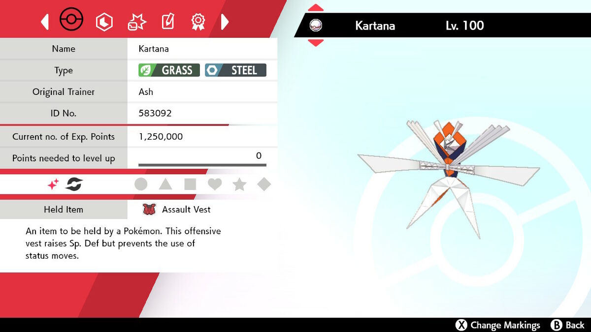 🌟Kartana Shiny Best Stats Pokemon Sword and Shield Home🌟