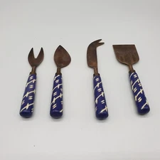 Vintage Set 4 Flatware Serving  Cheese Set (j)