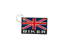 Keychain Brooch Patch Badge Biker Flag UK United Kingdom