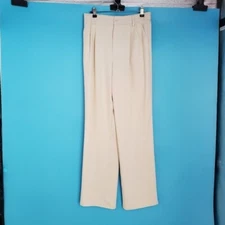 REWASH Women's Size 5/27 Ivory Straight Leg High Rise Trousers