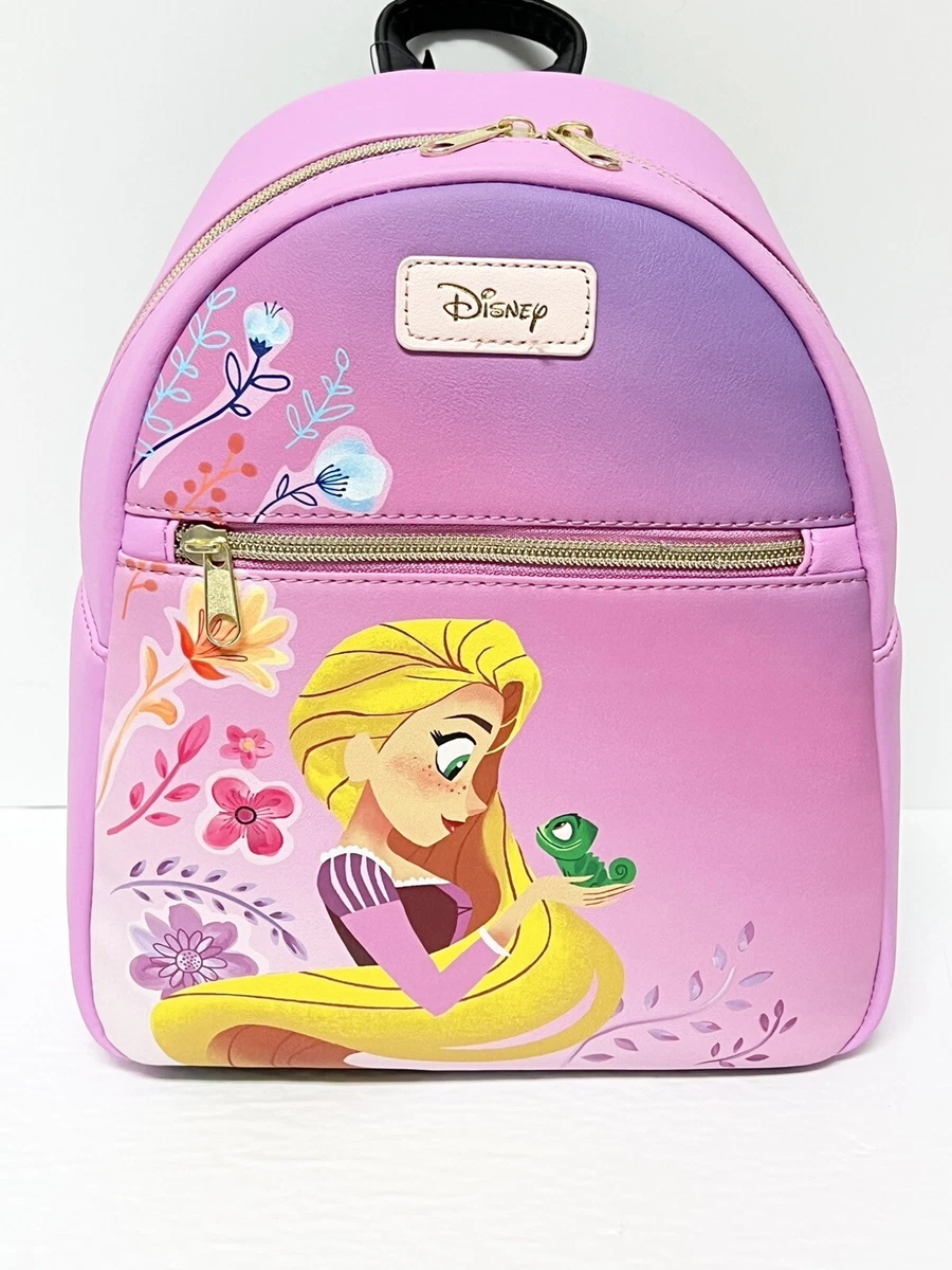 Loungefly Disney Tangled Rapunzel & Pascal Ombre Mini Backpack NWT