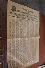 tolle alte Gewinnliste - 192. s&auml;chsische Landes-Lotterie - 1927