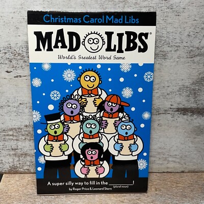 VTG 2003 Mad Libs World's Greatest Word Game Christmas Carol Paperbook Brand New