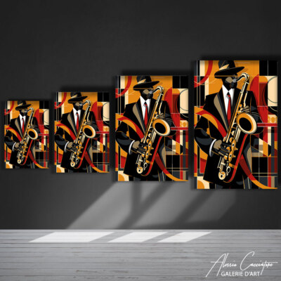 絵画 JAZZ ART Jazz It Up II Canvas Wall Art by Eric Waugh | iCanvas