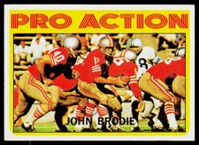 John Brodie, 1972 Topps, #124, San Francisco 49ers,