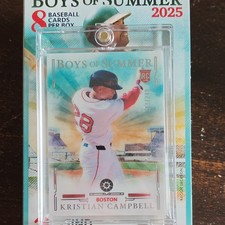 2025 Panini Boys of Summer Kristian Campbell ROOKIE RC #77 Serial # 173/249 Sox