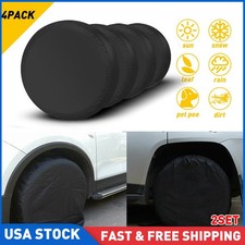 2SET 27-29" Waterproof Wheel Tire Covers Sun Protector For Truck Car RV Trailer