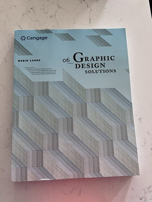 #ad Cengage Graphic Design Solutions 6th Edition Hardcover 2016 by Robin Landa $30.00