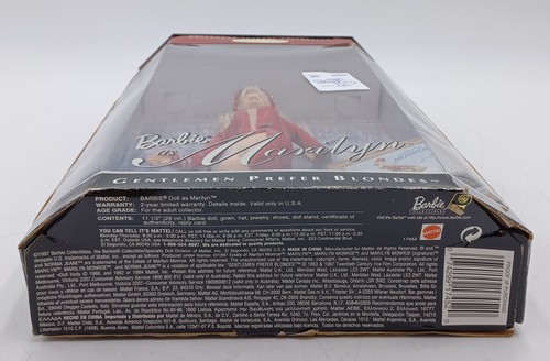 1997 Hollywood Legends Barbie as Marilyn Monroe Puppe / Mattel 17452, NrfB - Imagen 7 de 8