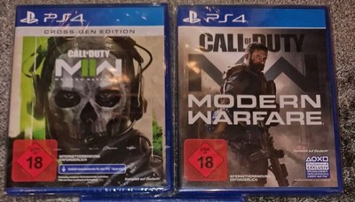 2 x Call of Duty MODERN WARFARE Spiele # COD PS4 Spiel # NEU & versiegelt