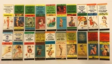 Vintage collection of PIN UP GIRL matchbook covers - great Xmas gift!