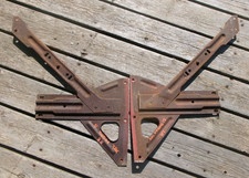 1948 1953 Vintage Dodge Pickup Truck Inner Grill To Fender Brace Pair Originals 1948 1953 Vintage Dodge Pickup Truck Inner Grill To Fender Brace Pair Originals
