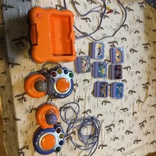 VTech V.Smile 7 games  2 Controller Joystick Lot - NOT TESTED 