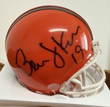 Bernie Kosar Signed Cleveland Browns Mini Helmet with COA and Ticket