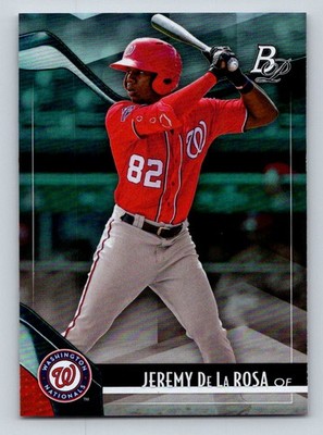 2021 Bowman Platinum Top Prospects #TOP-56 Jeremy De La Rosa Nationals