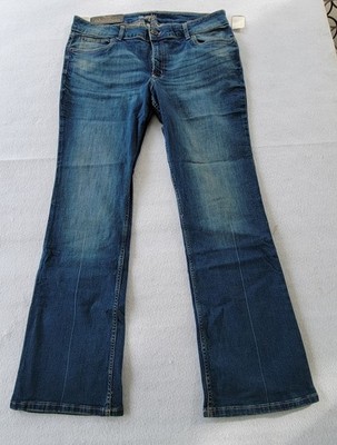 Wrangler Women's Retro Mae Plus Size 17 X 34 Mid Rise Stretch Boot Cut Jeans NWT