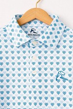 Rhoback the One Love Men'S Short Sleeve Performance Polo