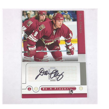 Upper Deck 2005-06 Be a Player Dan Cleary Autograph Coyotes SP Signatures DC