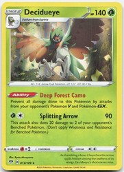Decidueye 013/189 Darkness Ablaze Holo Rare