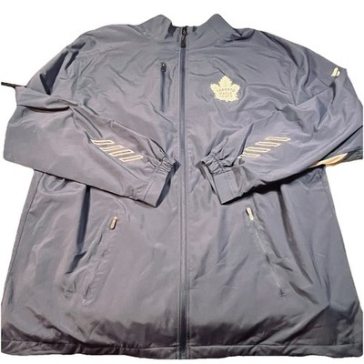 Fanatics Authentic Pro Men s Mock Neck Toronto Maple Leafs Windbreaker Sz XL NWT