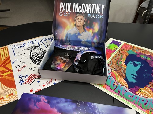 Paul McCartney 2025 Got Back Tour Ruby VIP Box Set & Posters Beatles | eBay